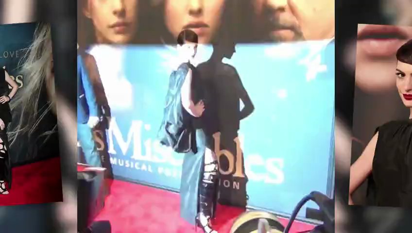 Vimeo Anne Hathaway Dons Bondage-Style Heels to Les Miserables Premiere