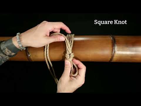 bondage,Comment faire le nœud carré